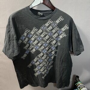 FMF Racing INTL Graphic T-Shirt Mens XL Black Faded Motocross Moto Tee